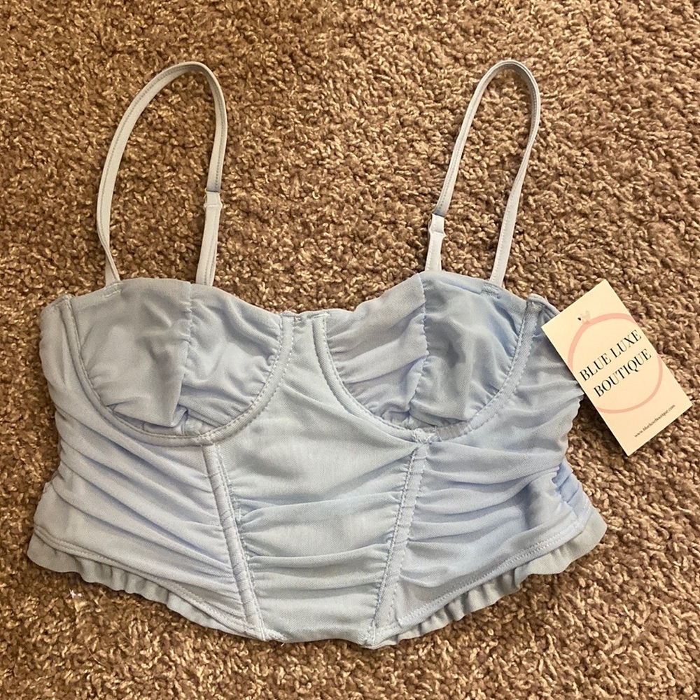 Blue Luxe Boutique Corset Top